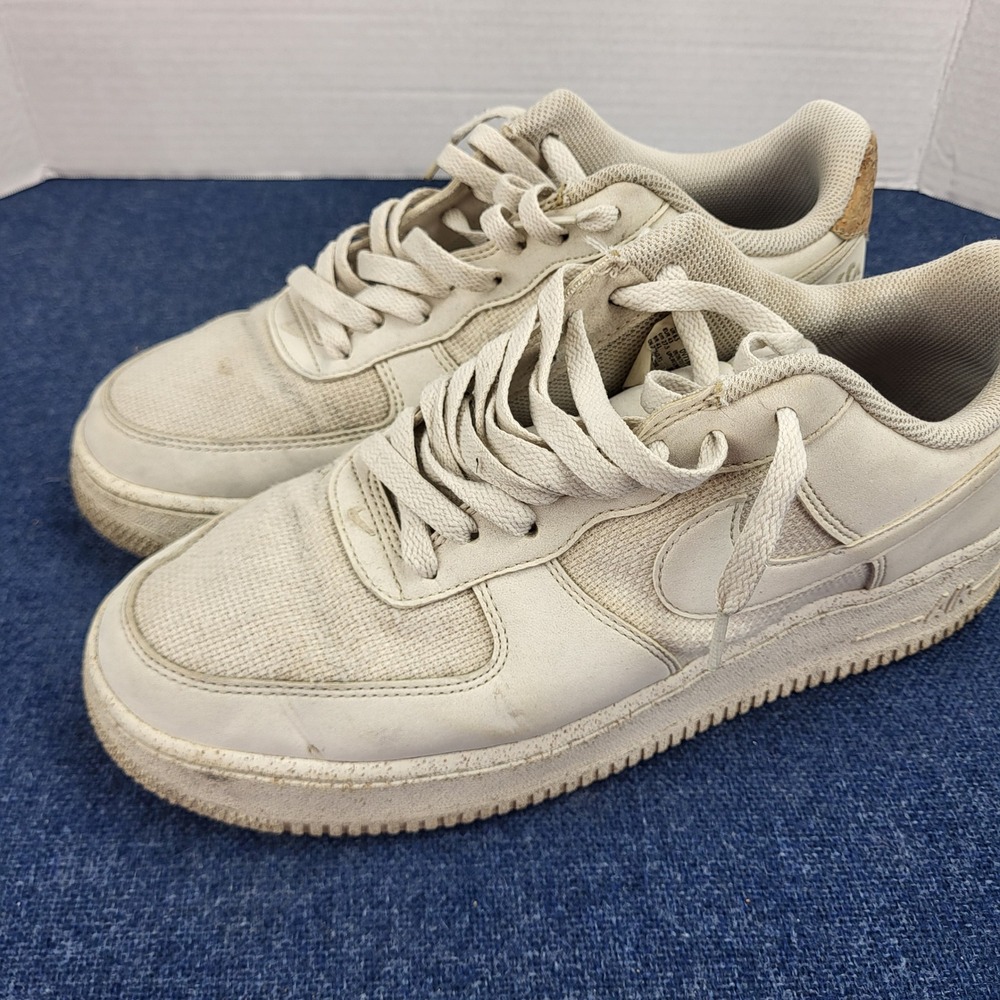 Nike Air Force 1 Low Next Nature Cork Sail White Mens 9.5 Athletic